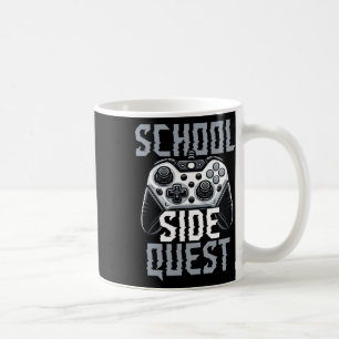 School Side Quest Grappige Gamer Ck naar School Koffiemok