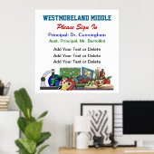 School Sign In Principal Poster - SRF (Thuiskantoor)
