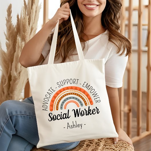 School sociaal werker LSW MSW Gifts Custom Tote Bag