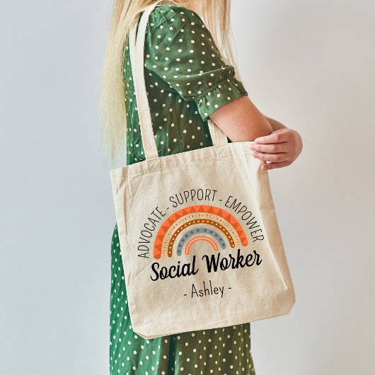 School sociaal werker LSW MSW Gifts Custom Tote Bag
