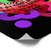 School Social Worker Heart Hand Poster (Hoek)