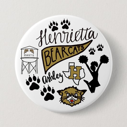 School Spirit Button (Voorkant)