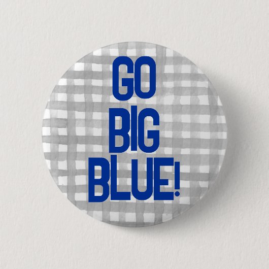 School Spirit Button Go Big Blue (Voorkant)