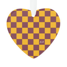 School Spirit Checkerboard INITIALEN Team Fun