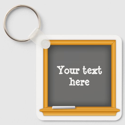 School Spirit Mini schoolbord Sleutelhanger (Voorkant)