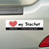 School Spirit Teacher Day Bumpersticker (Op auto)
