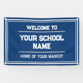 School Sport Banner voor Gym of Evenement - Outdoo (Horizontaal)
