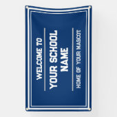 School Sport Banner voor Gym of Evenement - Outdoo (Verticaal)