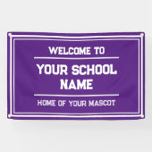 School Sport Banner voor Gym of Evenement - Outdoo (Horizontaal)