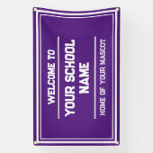 School Sport Banner voor Gym of Evenement - Outdoo (Verticaal)