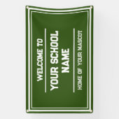 School Sport Banner voor Gym of Evenement - Outdoo (Verticaal)