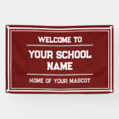 School Sport Banner voor Gym of Evenement - Outdoo (Horizontaal)