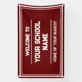 School Sport Banner voor Gym of Evenement - Outdoo (Verticaal)