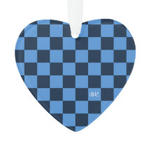 School Sport Checkerboard INITIALEN Hart Team Fun