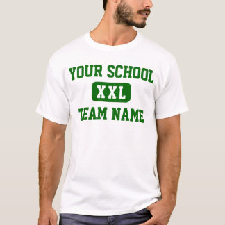 School Sport Team Shirt Jersey past Sjabloon aan