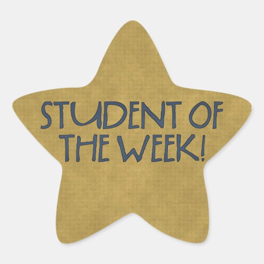 School Star Student van de week Stickers (Voorkant)