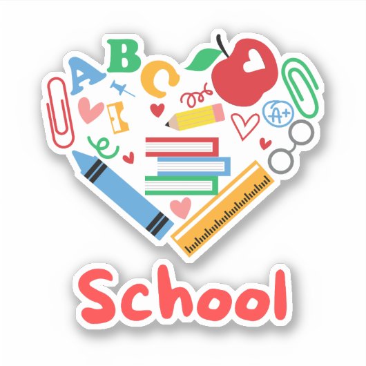 School Sticker (Voorkant)