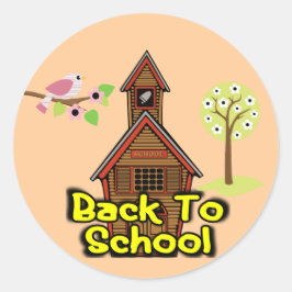 School Sticker Terug naar school