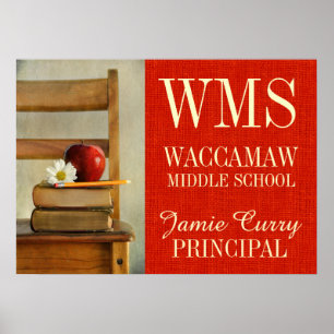School Stoel School Poster