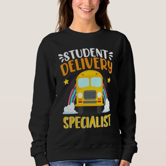 School Student Delivery Specialist School Bus Dri Trui (Voorkant)