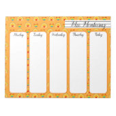 School Supplies en Rainbow Hearts Pattern School Notitieblok (Voorkant)