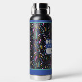 School supplies pattern waterfles (Voorkant)