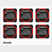 School Supplies Security Sticker voor Windows (Vel)