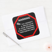 School Supplies Security Sticker voor Windows (Envelop)