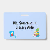 School Supply Teacher Aide Grade Department Badge (Achterkant)