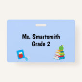 School Supply Teacher Aide Grade Department Badge (Voorkant)