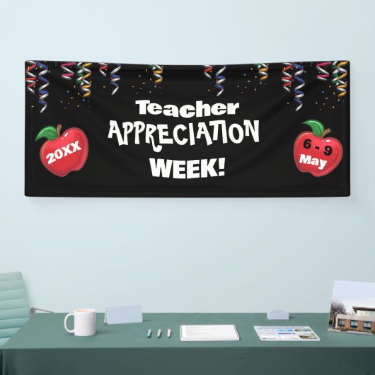 School Teacher Appreciation Week Banner (Beurs)