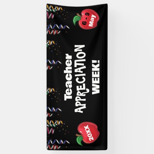 School Teacher Appreciation Week Banner (Verticaal)
