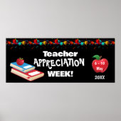 School Teacher Appreciation Week Banner Poster (Voorkant)