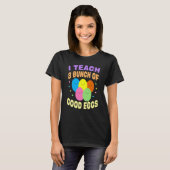 School Teacher I Teach a Bunch of Good Eggs Easter T-shirt (Voorkant volledig)