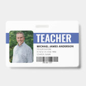 School Teacher School ID Badge (Voorkant)