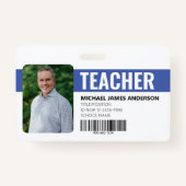 School Teacher School ID Badge (Voorkant)