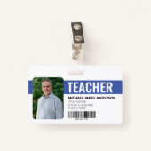 School Teacher School ID Badge (Voorkant met clip)