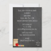 School Teacher Theme Vrijgezellenfeest Kaart (Achterkant)