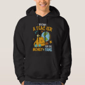 School Teachers Graphic Plus Size Humorous Hoodie (Voorkant)