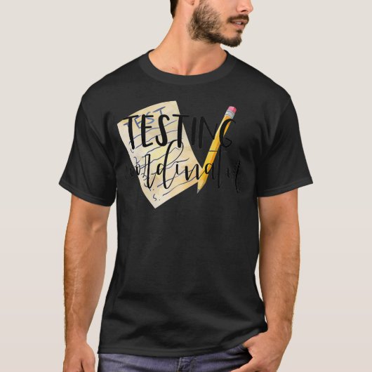 School Testing Coördinator Leraar T-shirt (Voorkant)