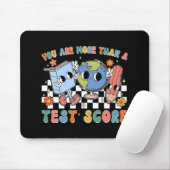 School Testing Day Je bent meer dan een test score Muismat (Met muis)
