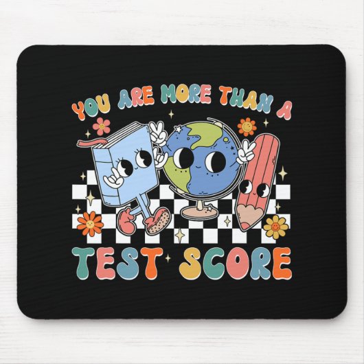 School Testing Day Je bent meer dan een test score Muismat (Voorkant)