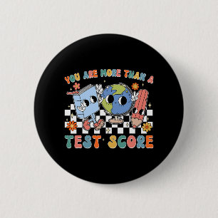 School Testing Day Je bent meer dan een test score Ronde Button 5,7 Cm