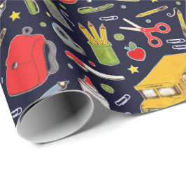 School Thed Gift Cadeaupapier