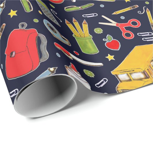 School Thed Gift Cadeaupapier (Rol Hoek)