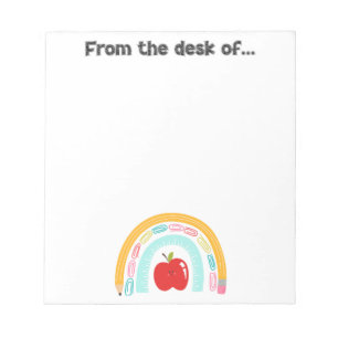 School thema notitieblok