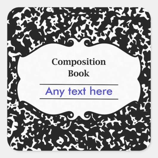 School Thema Sticker Labels (Voorkant)