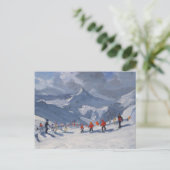 School Tignes 2009 Briefkaart (Staand voorkant)