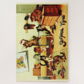 School Time Cats Louis Wain Puzzle Legpuzzel (Verticaal)