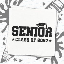 School trots afstudeerjaar senior klas van 2027 servet